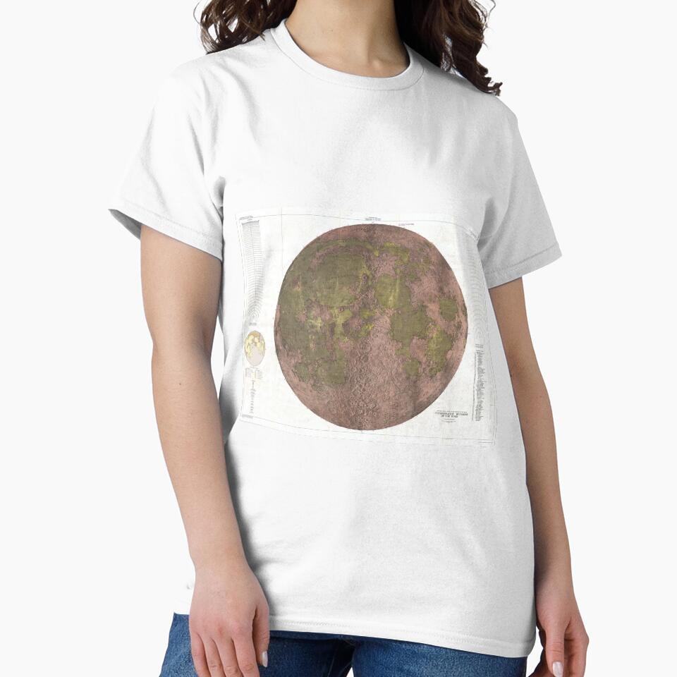 Vintage Map of The Moon (1961) 2 by BravuraMedia