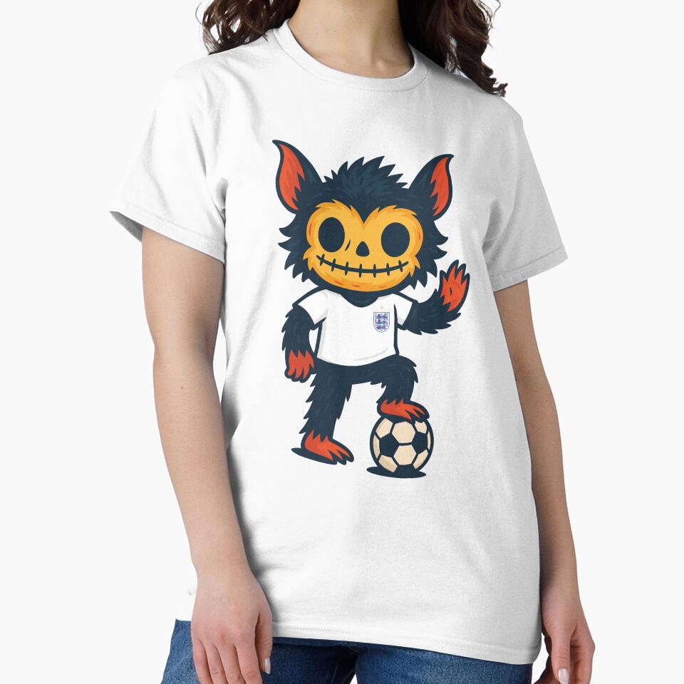 Creepy Cute Monster – England Soccer Edition by Weasel Graphix