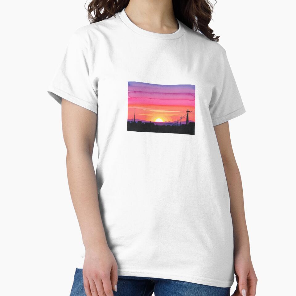 Sunset on street by mayatA-rt