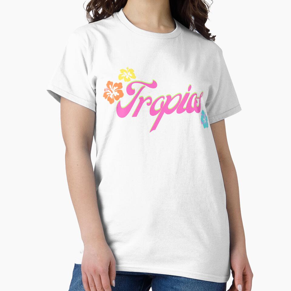 Y2K Tropics Text - Tropical Aesthetic by lydsshop