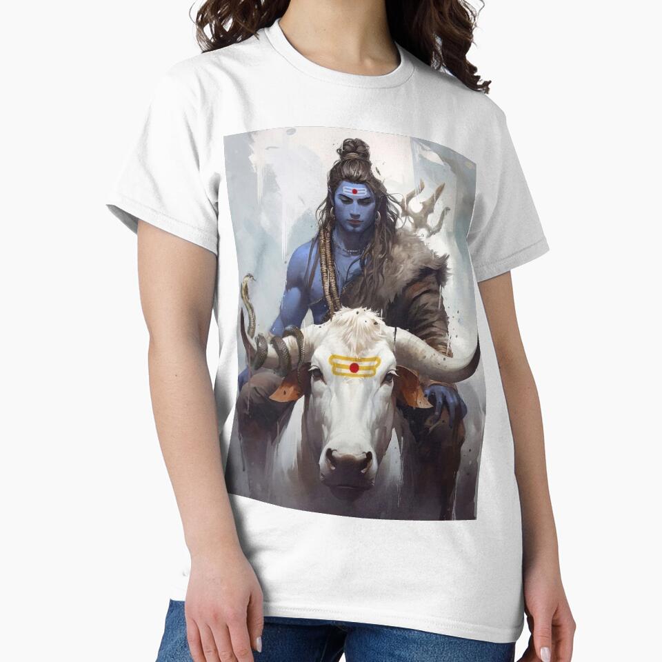 Divine Bond: Lord Shiva and Nandi Artistry by banothsonu