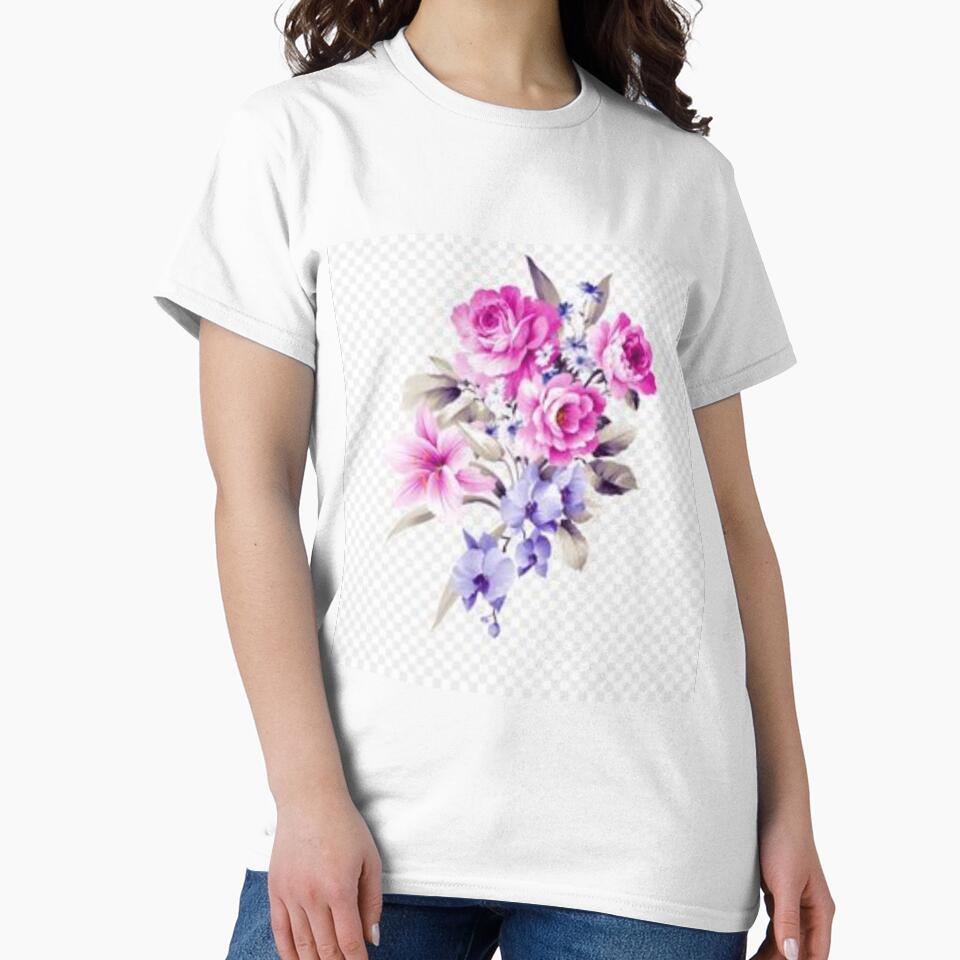Pink and Blue Floral Designs by cindyfordyce