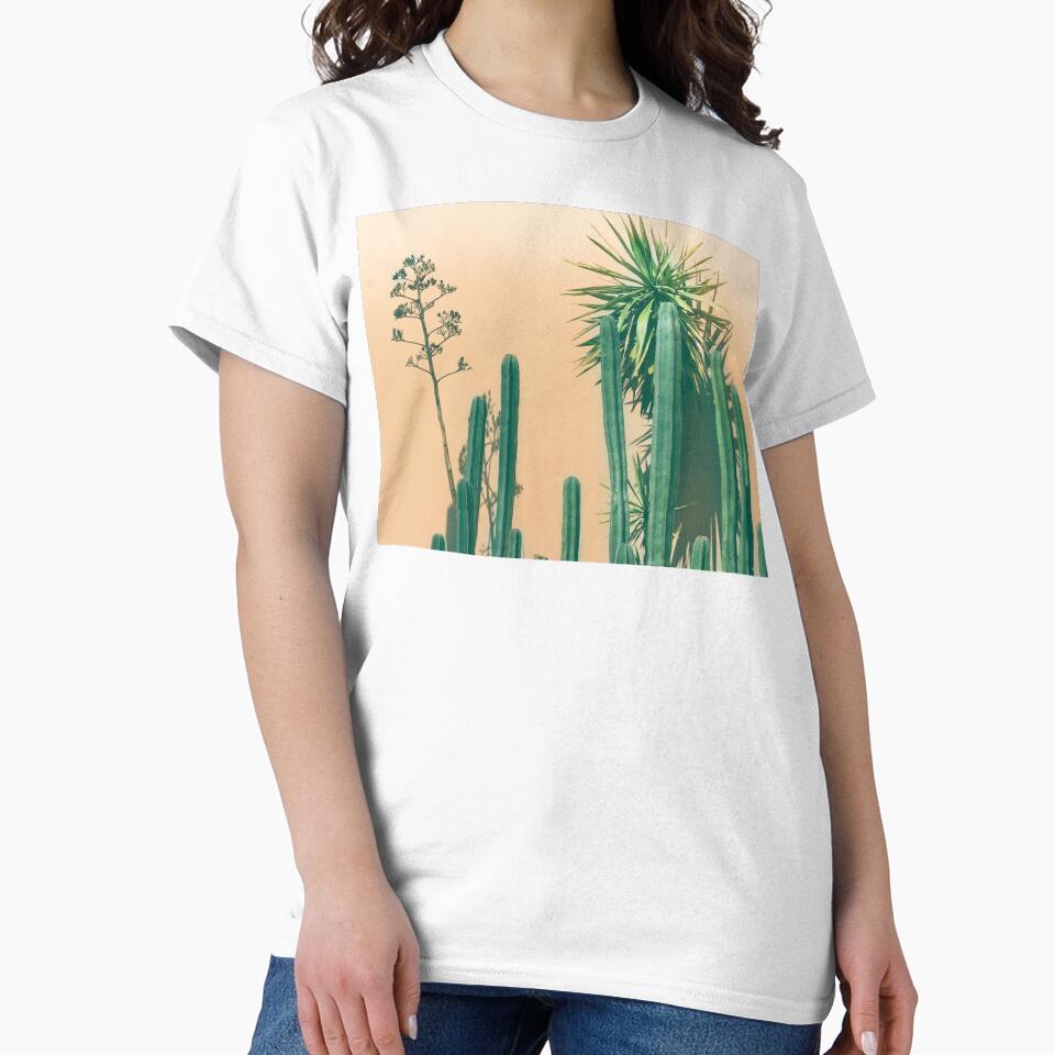 Green Cactus Botanical Desert by newburyboutique