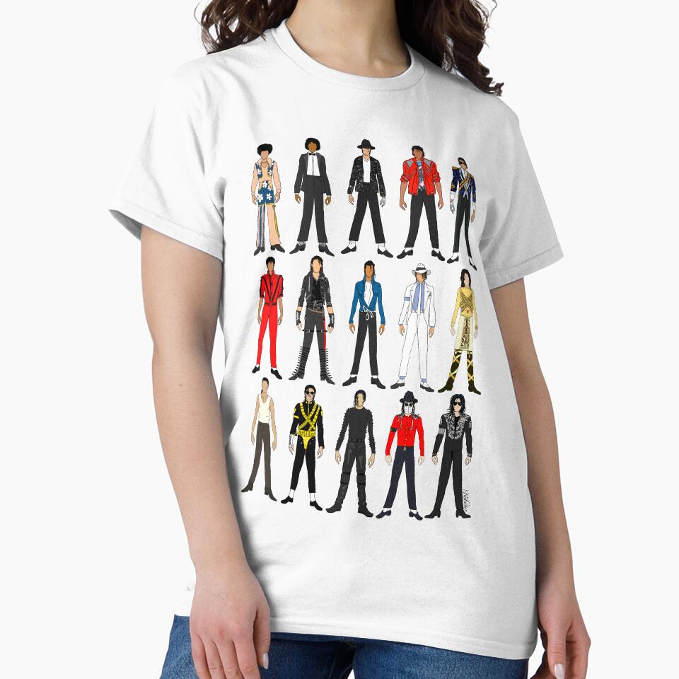 Outfits of King Jackson Pop Music Fashion by NOTSNIW ART