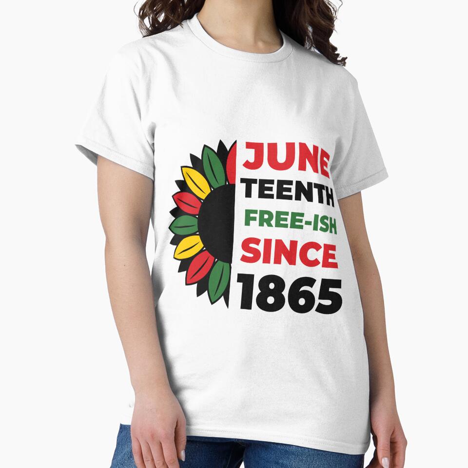 Juneteenth National Independence Day JUNETEENTH Freeish Since 1865 Melanin Ancestor Black History Retro Vintage Design Gift Idea For Women On Juneteenth Day Celebration by Prince - Bestseller ★★★★★