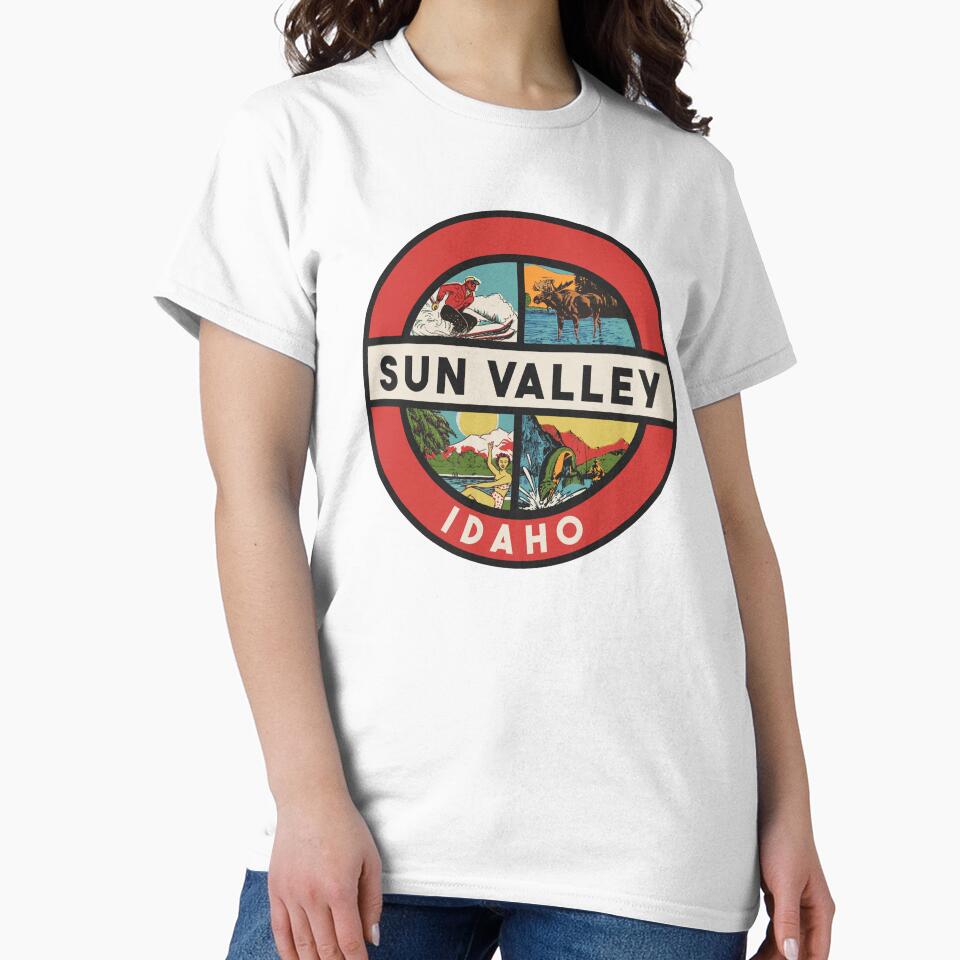 Sun Valley Idaho Vintage Style Decal by Decal Mania