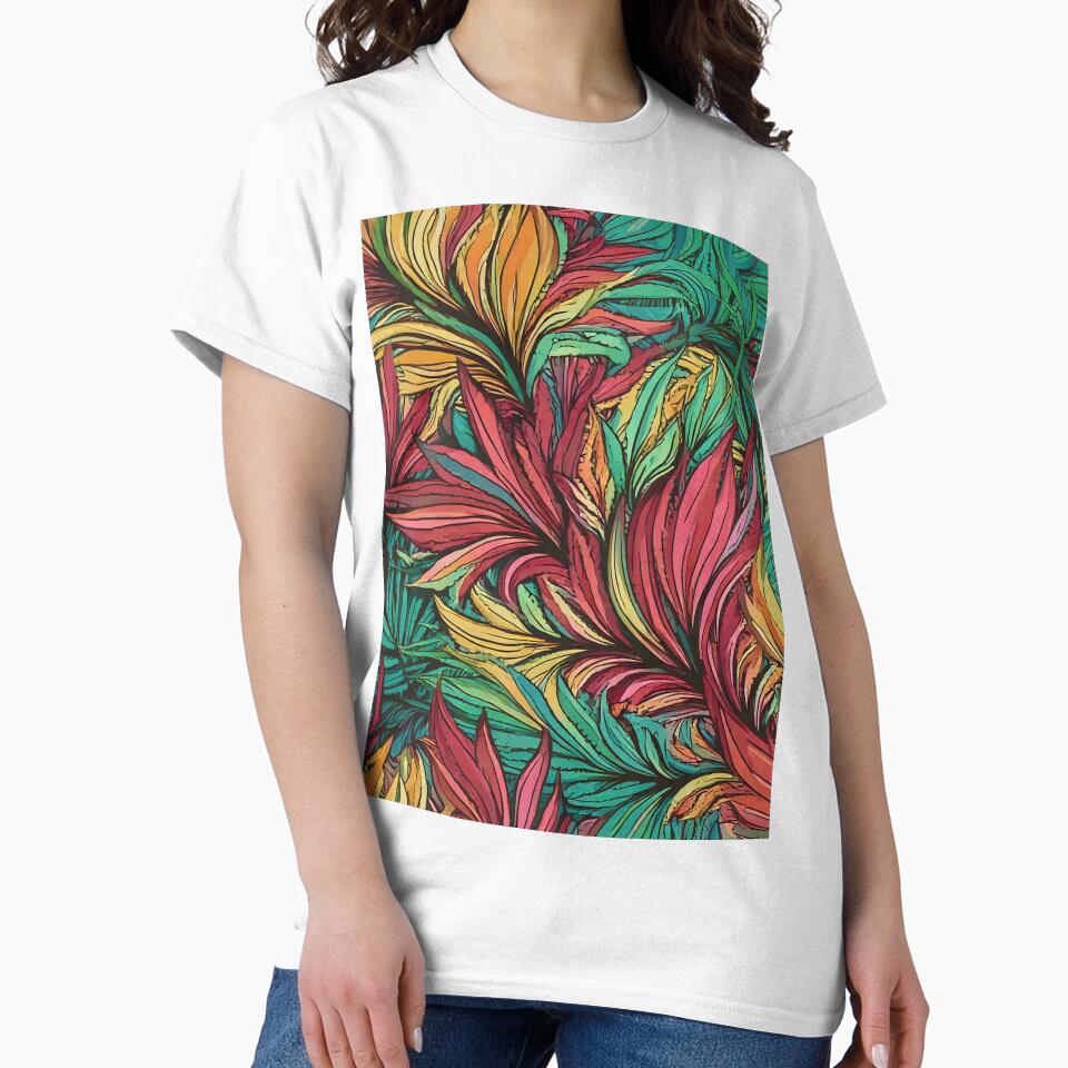 Floral abstract burst pattern by Designbes