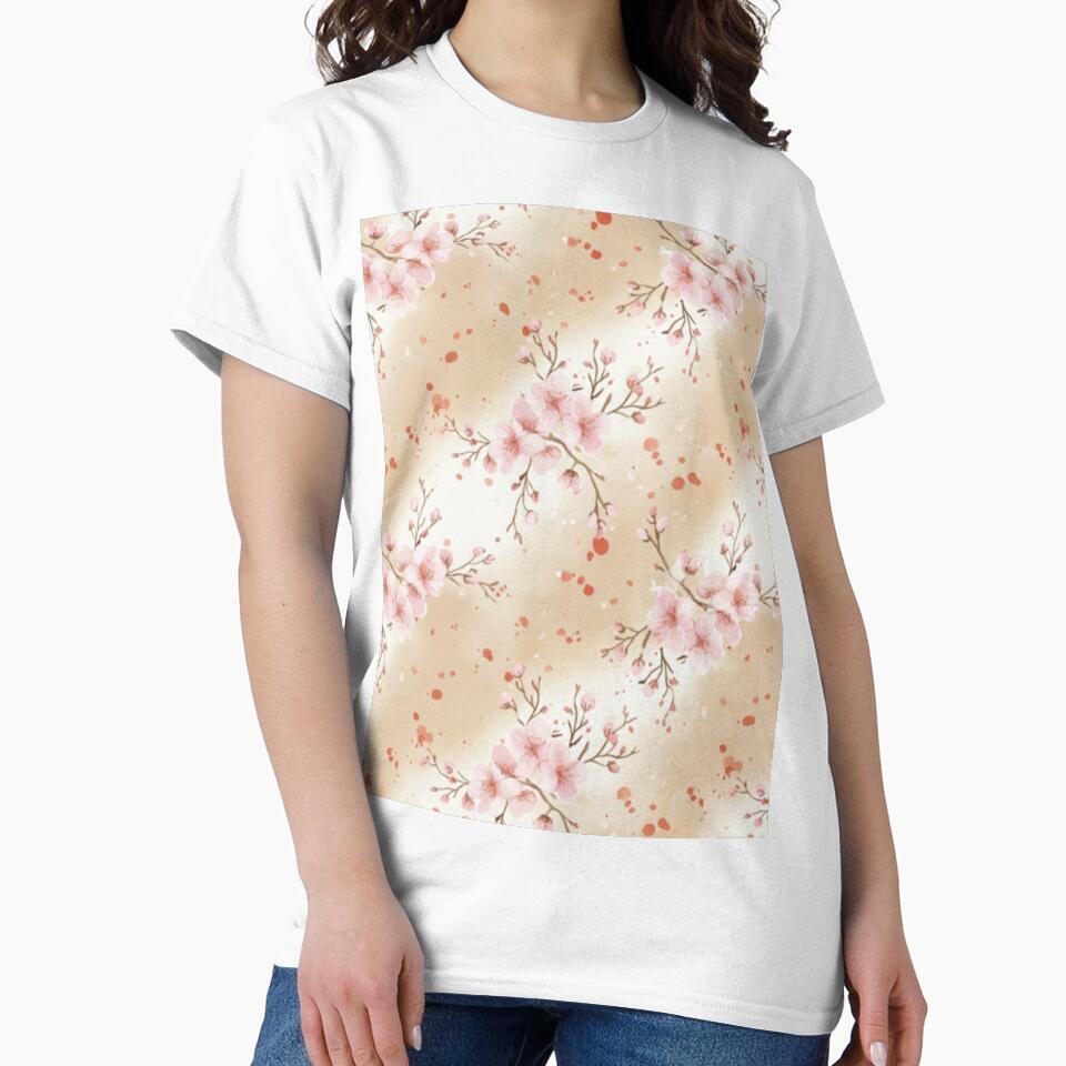 Sakura Cherry Blossom Seamless Pattern – Pink Japanese Floral by FashioonTrends
