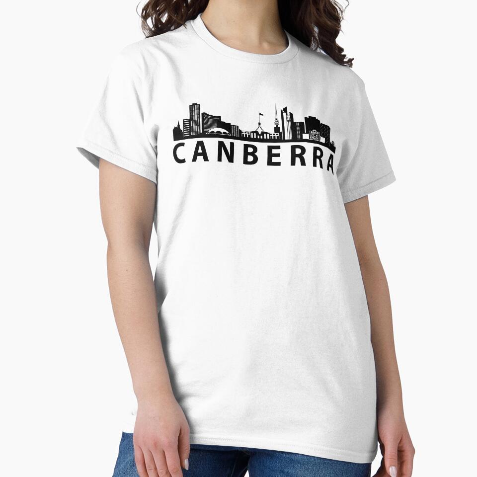 Canberra City Skyline by Elenia Design
