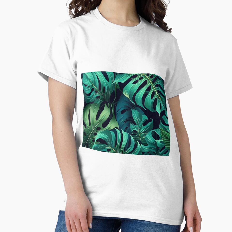 beautiful Green Leaves Pattern by zoldi