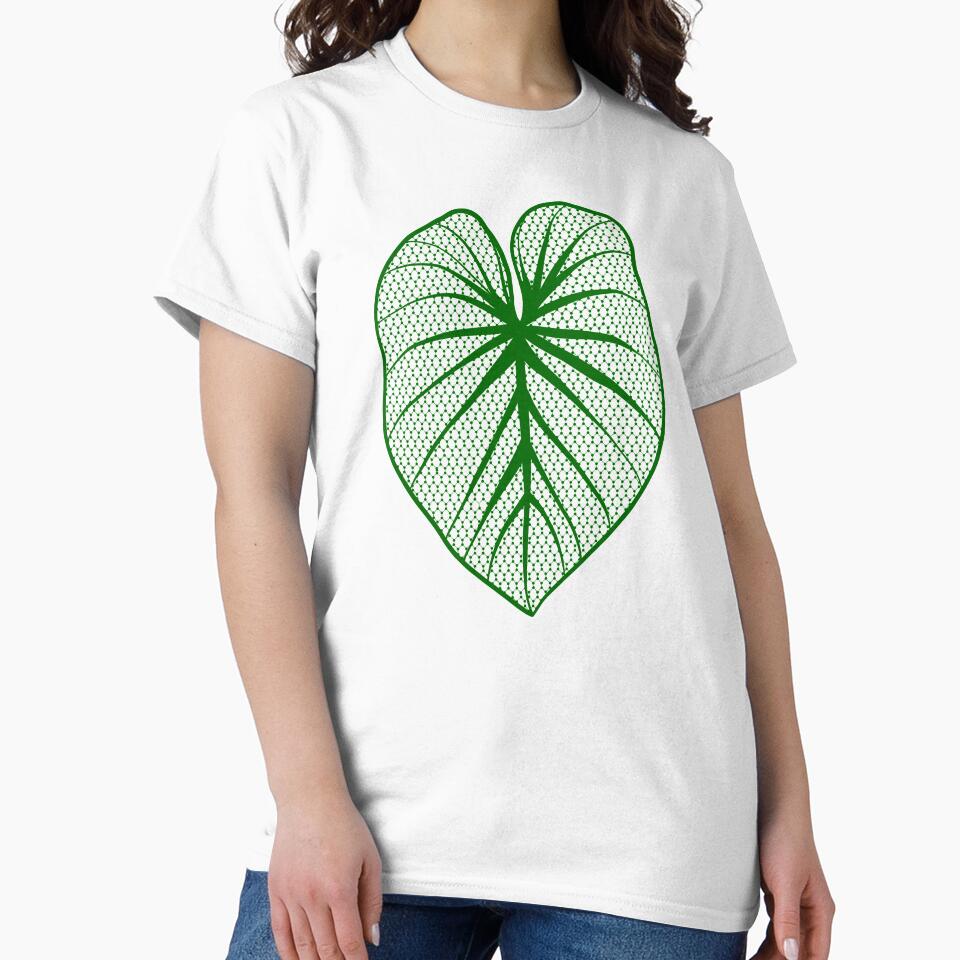 Mesh Line Drawing Of A Green Leaf by forfun-art