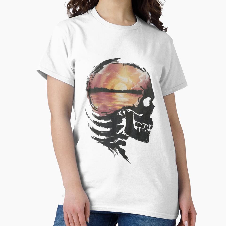 sunset skull by jkrphoto