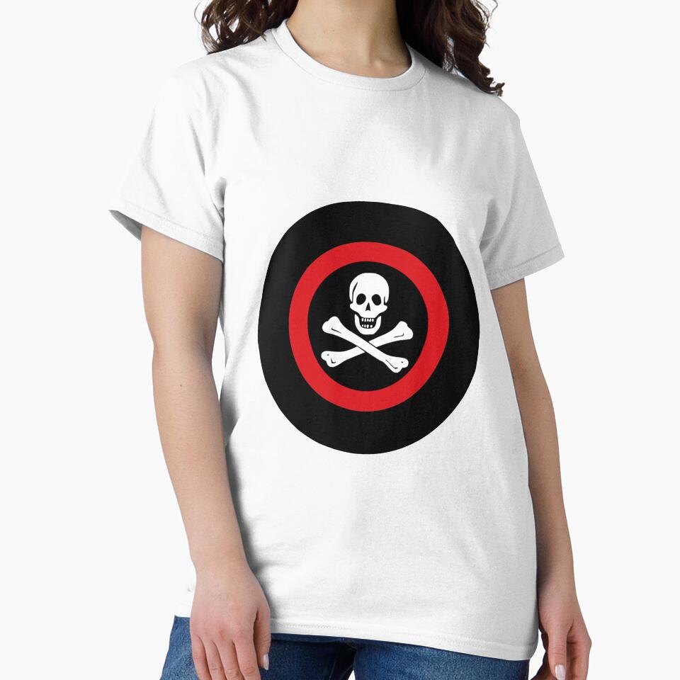 Pirate skull crossbones Retro Mod Roundel by ModSupporters