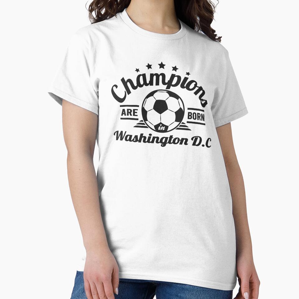 Champions Are Born In Washington D.C , Soccer fans vintage gift by lamjar-art