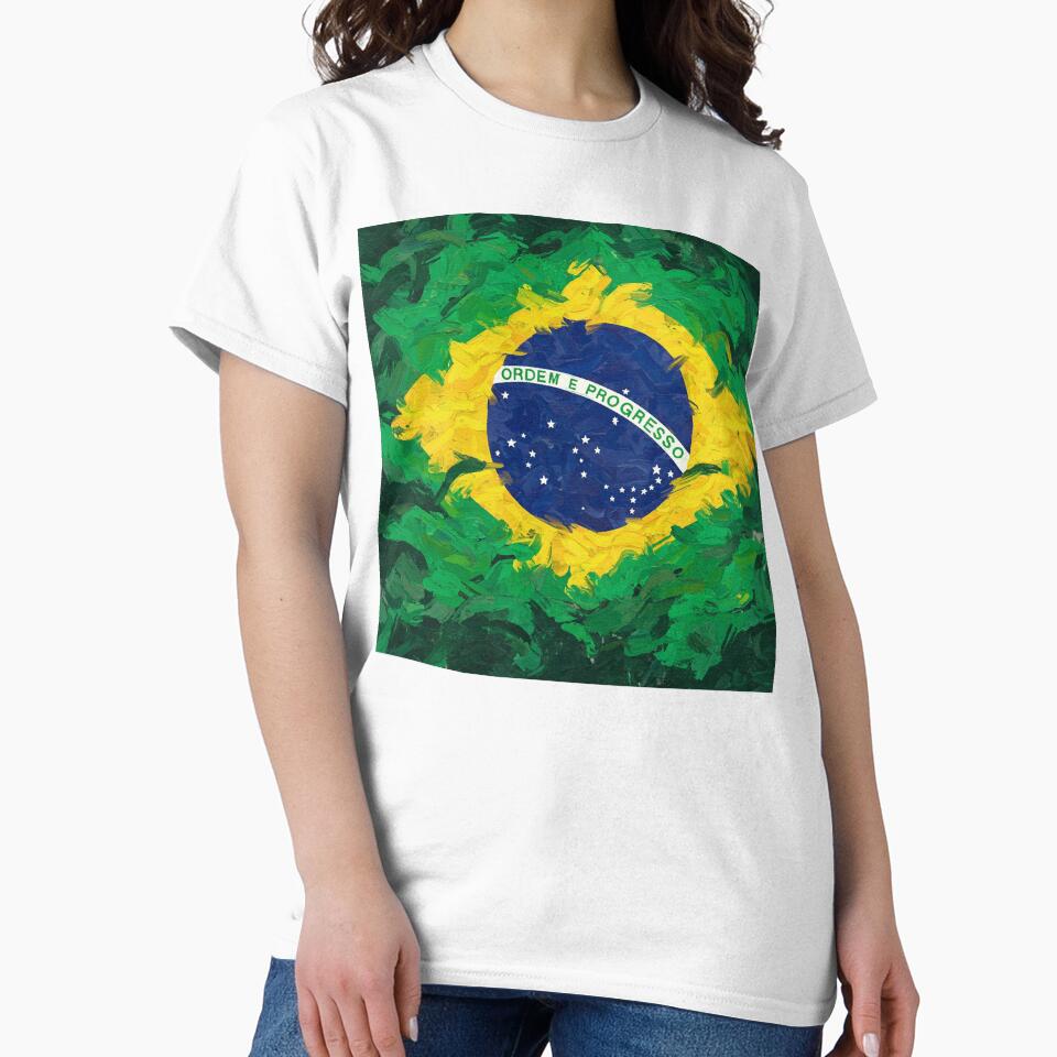 Abstract Brazilian Flag by MySignatureItems