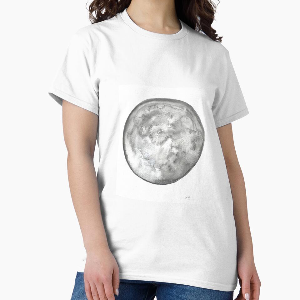 Moon watercolour painting by Monika Howarth
