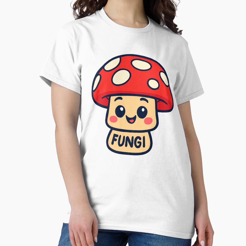 Fungi Cute Mushroom by The Art by Rossouw