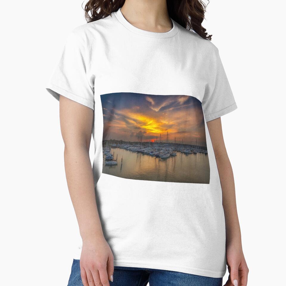 Lymington Yacht Haven Sunset by manateevoyager