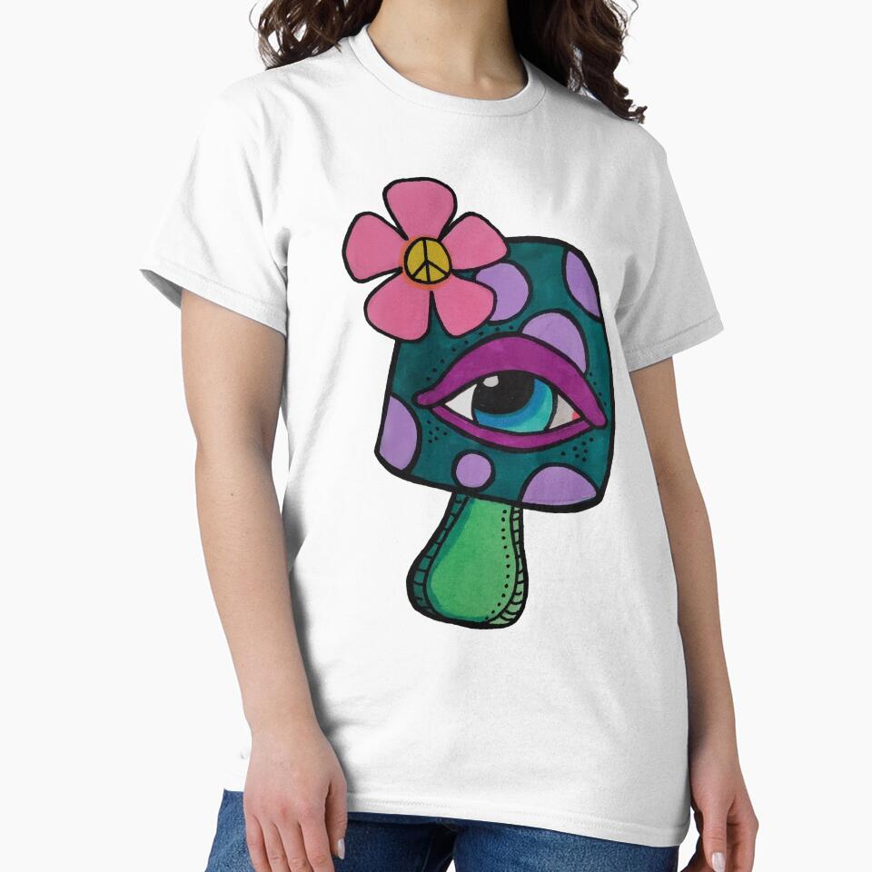 Shy Mushroom Girl by The Morbid Hippie