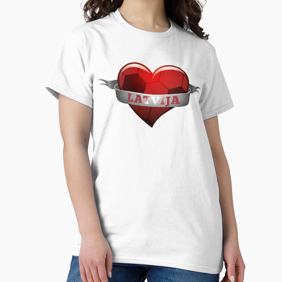 Latvija Lithuania soccer heart by MarlowLoom