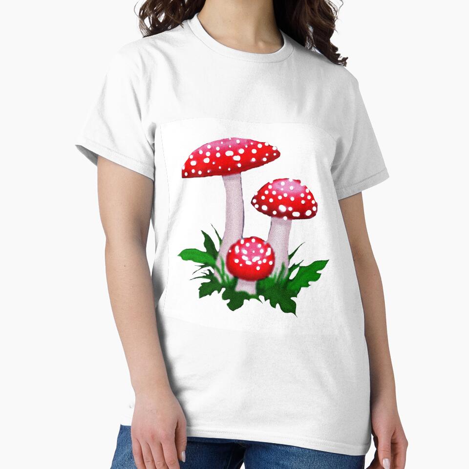 Red Spotted Mushrooms by deleas