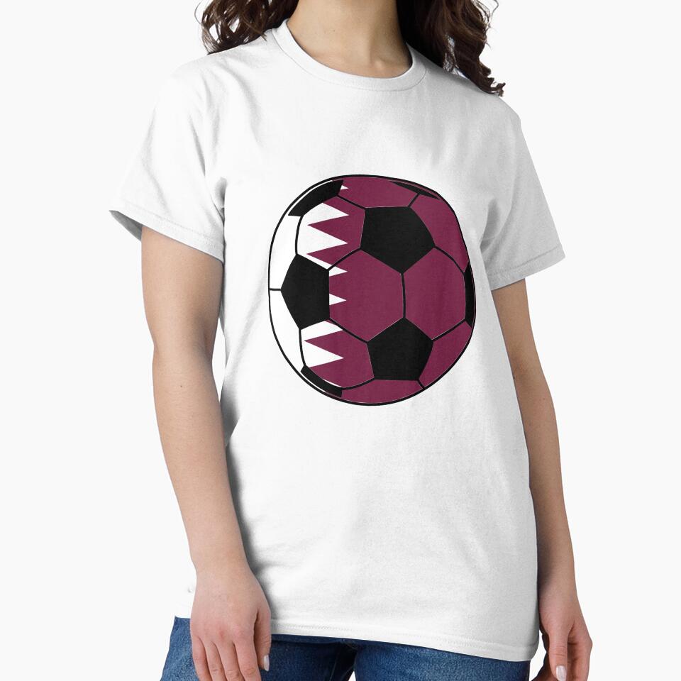 Qatar Flag Soccer Ball by FinalScoreClub