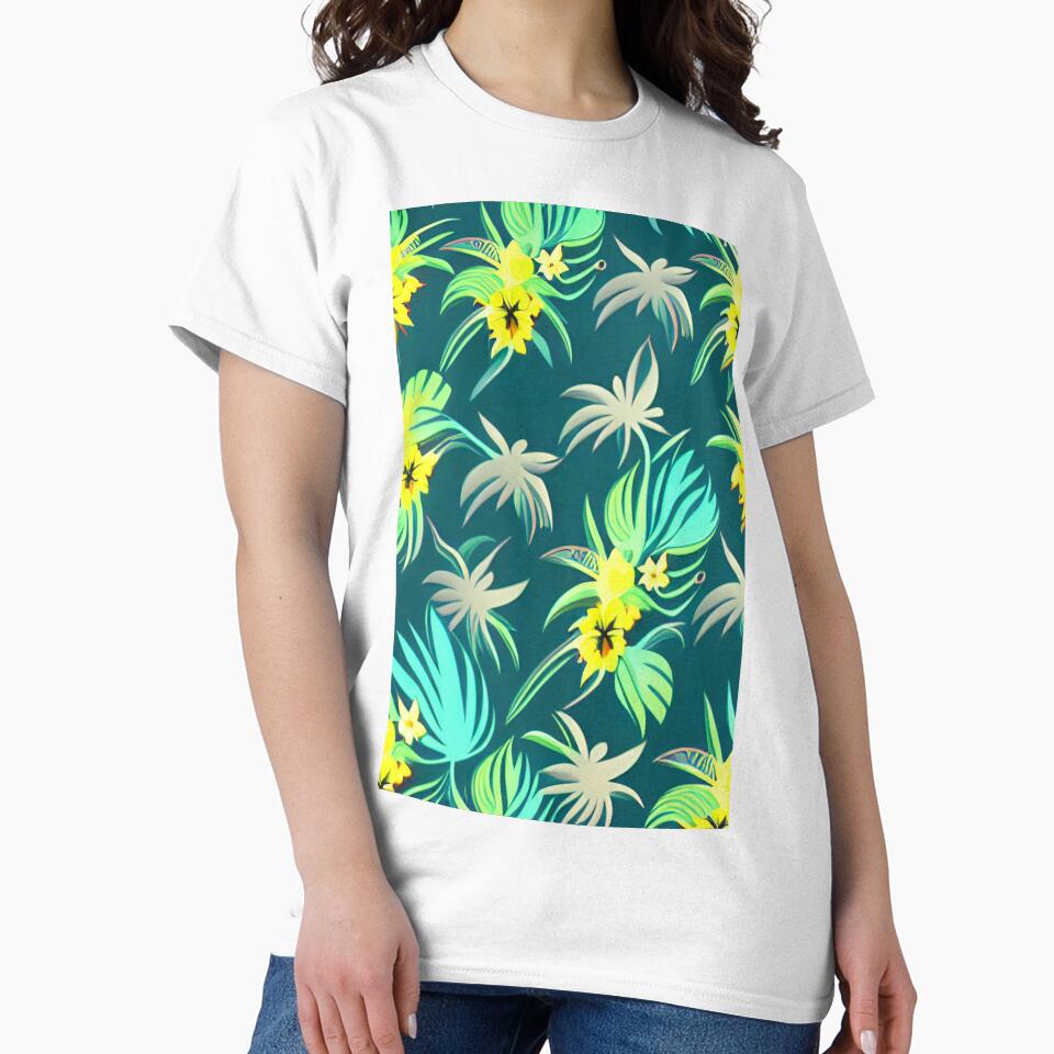 Tropical Floral Design Pattern by KishShop