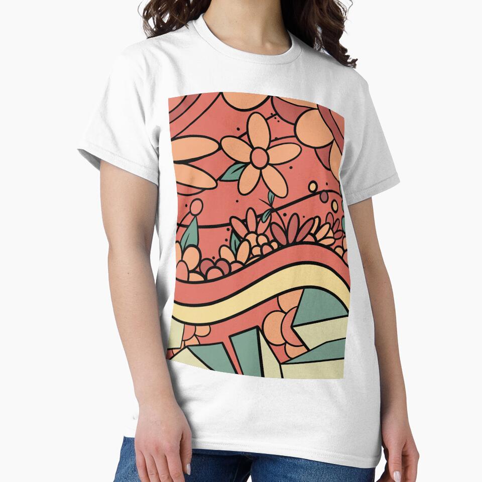 Groovy Flower Garden Pattern by Moon-Petal