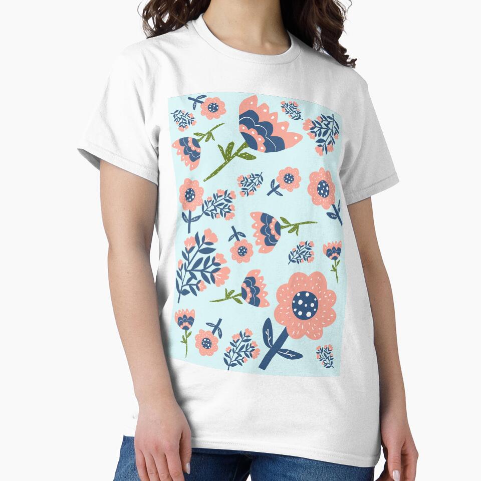 blue tropical leaves aesthetic print by shivanigautam