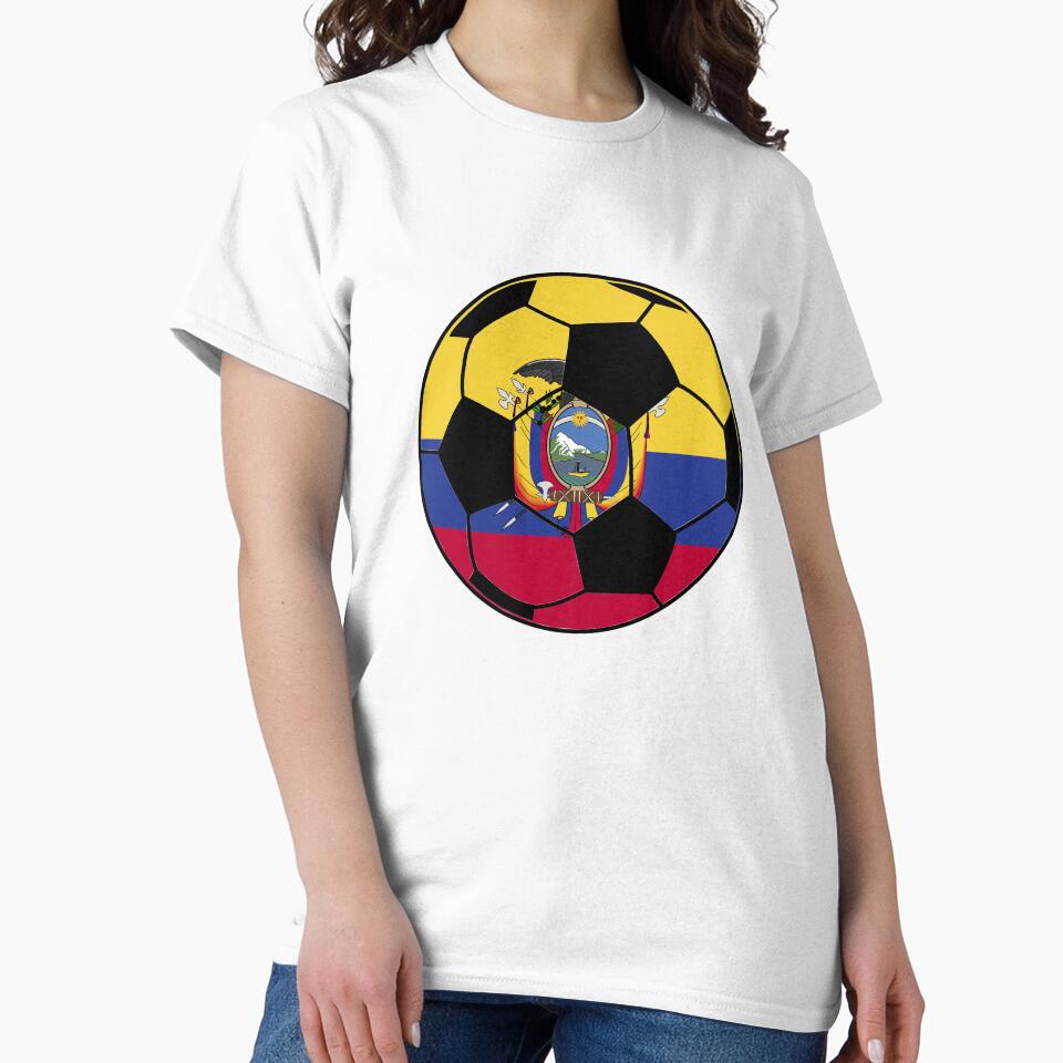 Ecuador Flag Soccer Ball by FinalScoreClub