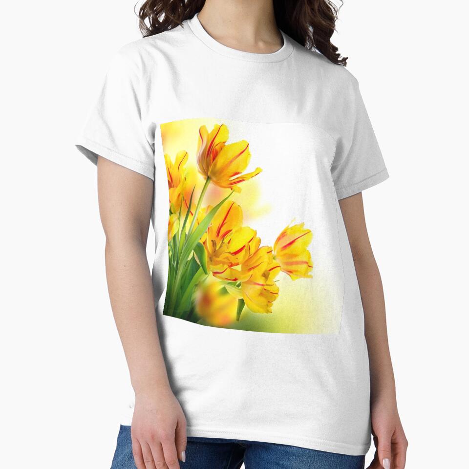 Pretty Yellow Floral Merchandise by cindyfordyce