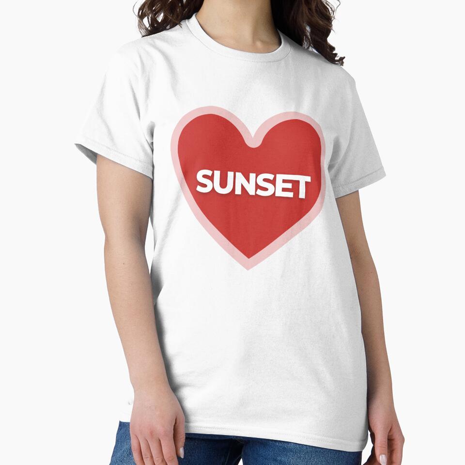 I Heart Sunset by Itsheartshop