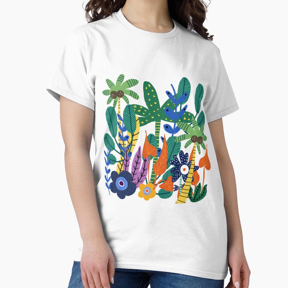 Jungle Floral White by susycosta
