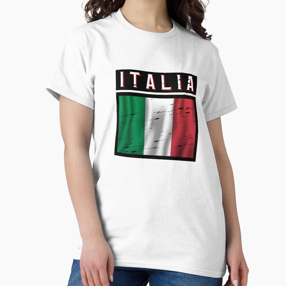 Italy Flag - Italia- Distressed Italian Country Flag, Italian Pride, American, Nationality, Sports by Sun Sand & Sea Art