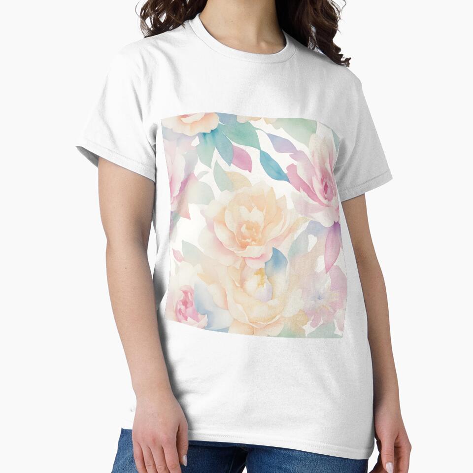The soothing hues of watercolor florals by Neranchara