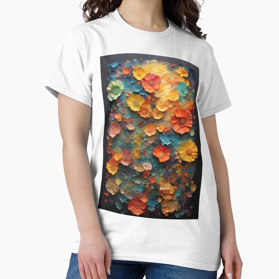 Vibrant floral diversity on a textured background by Mianku | Für das Leben