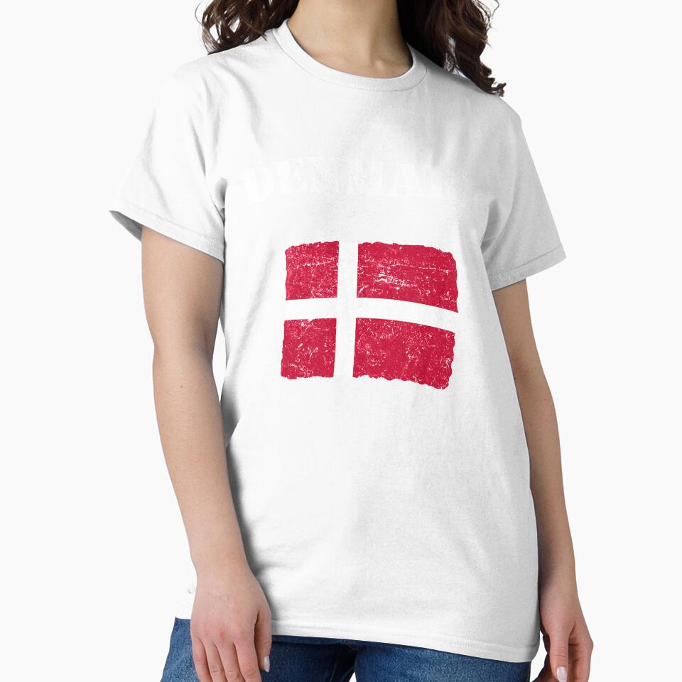 Vintage Denmark Danish Flag by vladocar