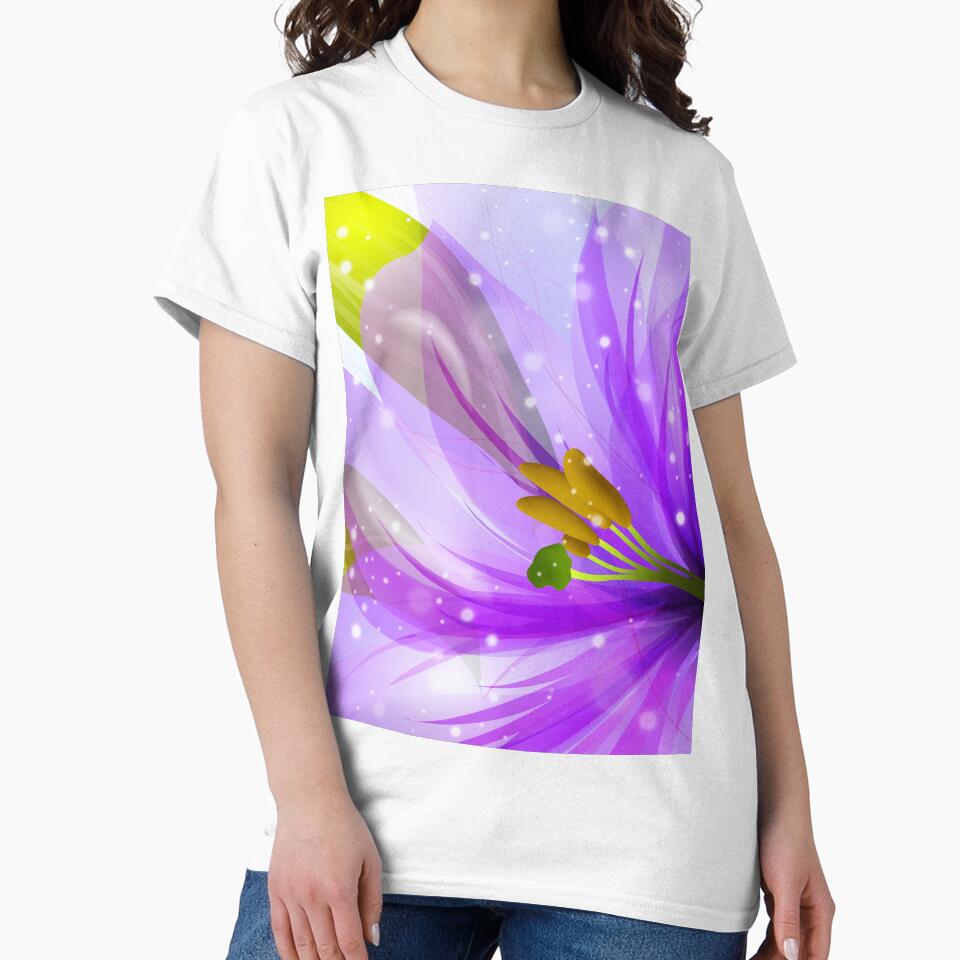 Bright Purple Floral Merchandise by cindyfordyce