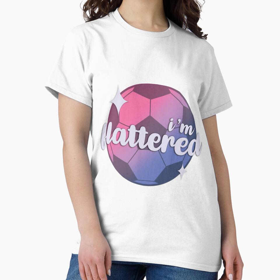 I'm Flattered Soccer Ball by SirenTales
