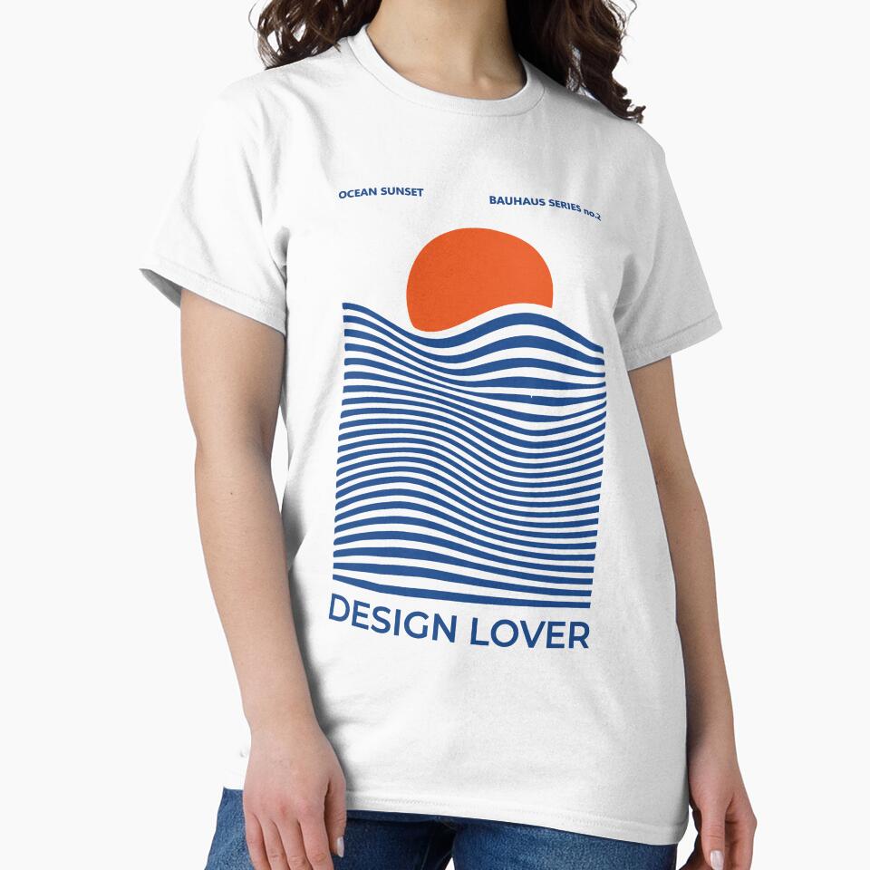 OCEAN SUNSET - BAUHAUS SERIES by AuraWoodDesign