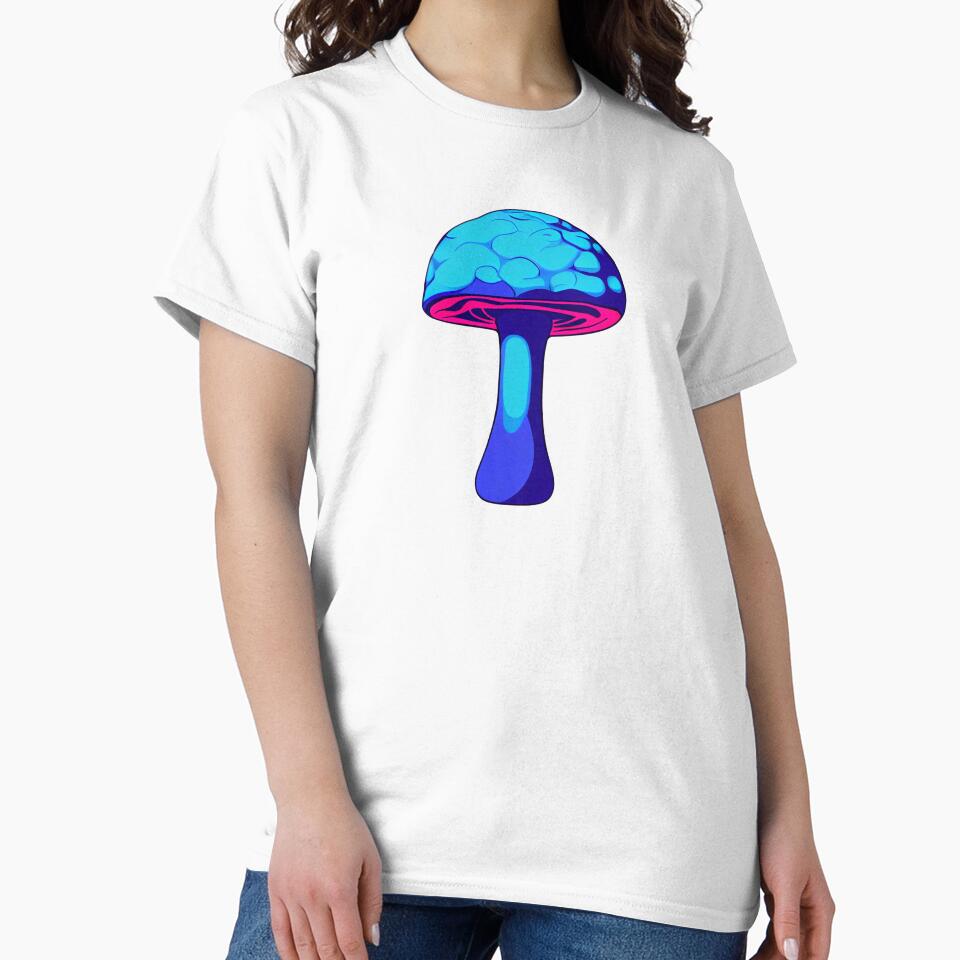 Blue Psychedelic Mushroom by mzchu