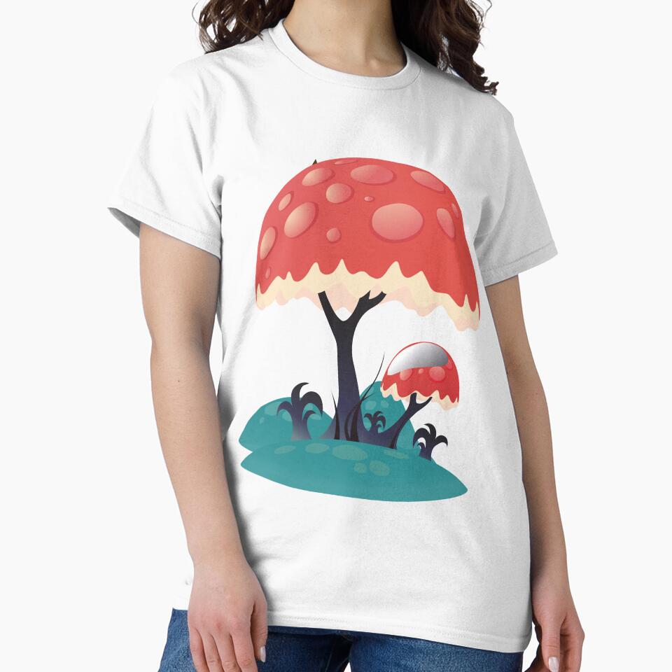red mushroom cartoon design by Richstd