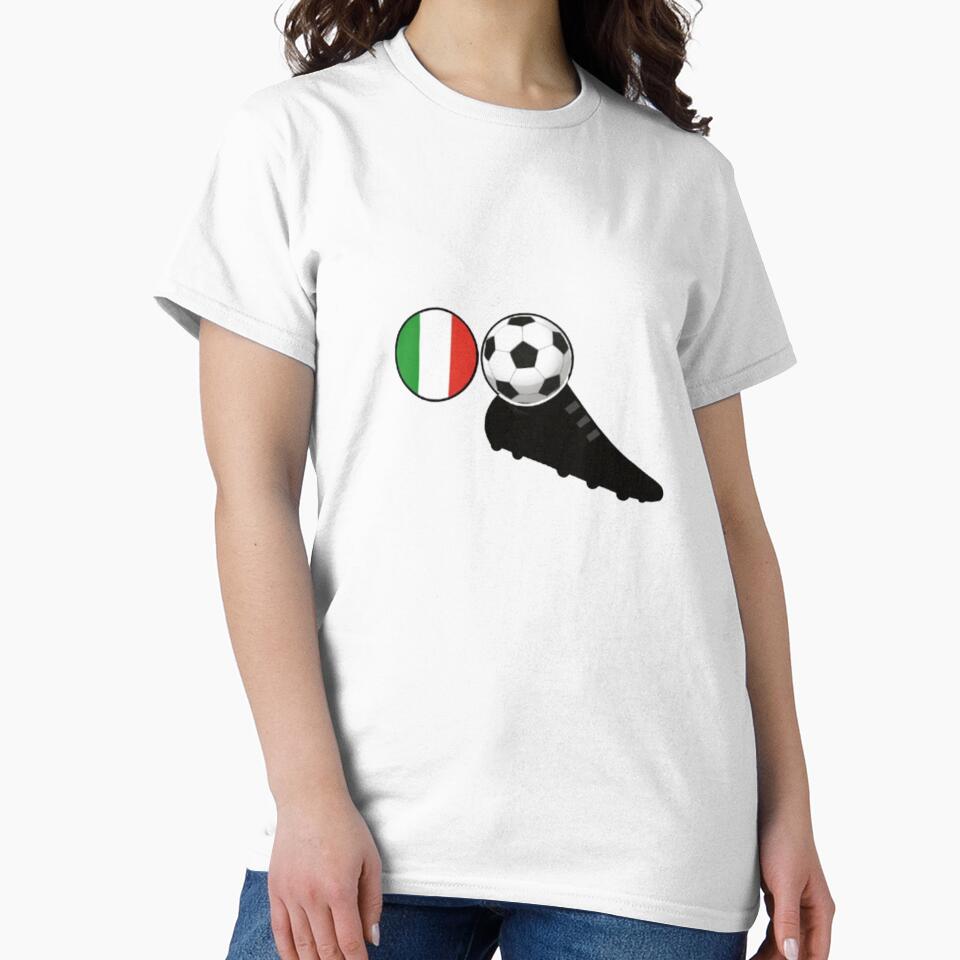 Italian Soccer Vibes – Flag, Ball & Boot Combo by thesmilngnature