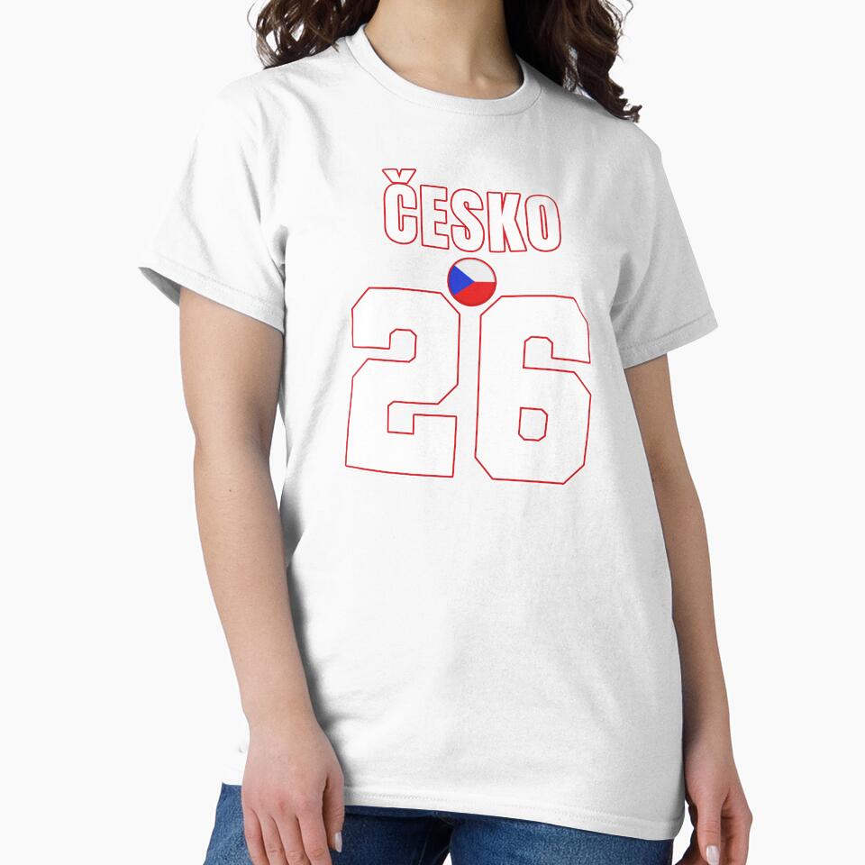 Czechia 26 Football Shirt Style Design – Czech Republic Team Apparel by The Hairy Melon