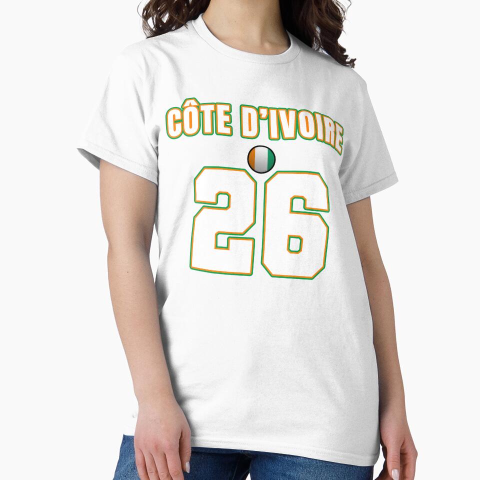 Ivory Coast 26 Football Shirt Style Design – Côte d’Ivoire Team Apparel by The Hairy Melon