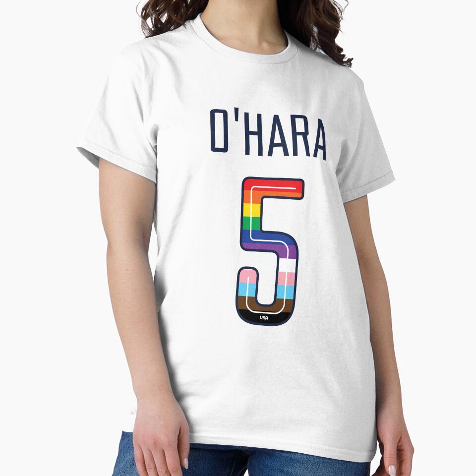 Kelley O'hara 5 / USWNT / Kelley O'hara Pride Jersey Style by elopez1755