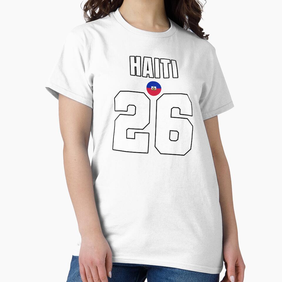 Haiti 26 Football Shirt Style Design – Haiti National Team Apparel by The Hairy Melon