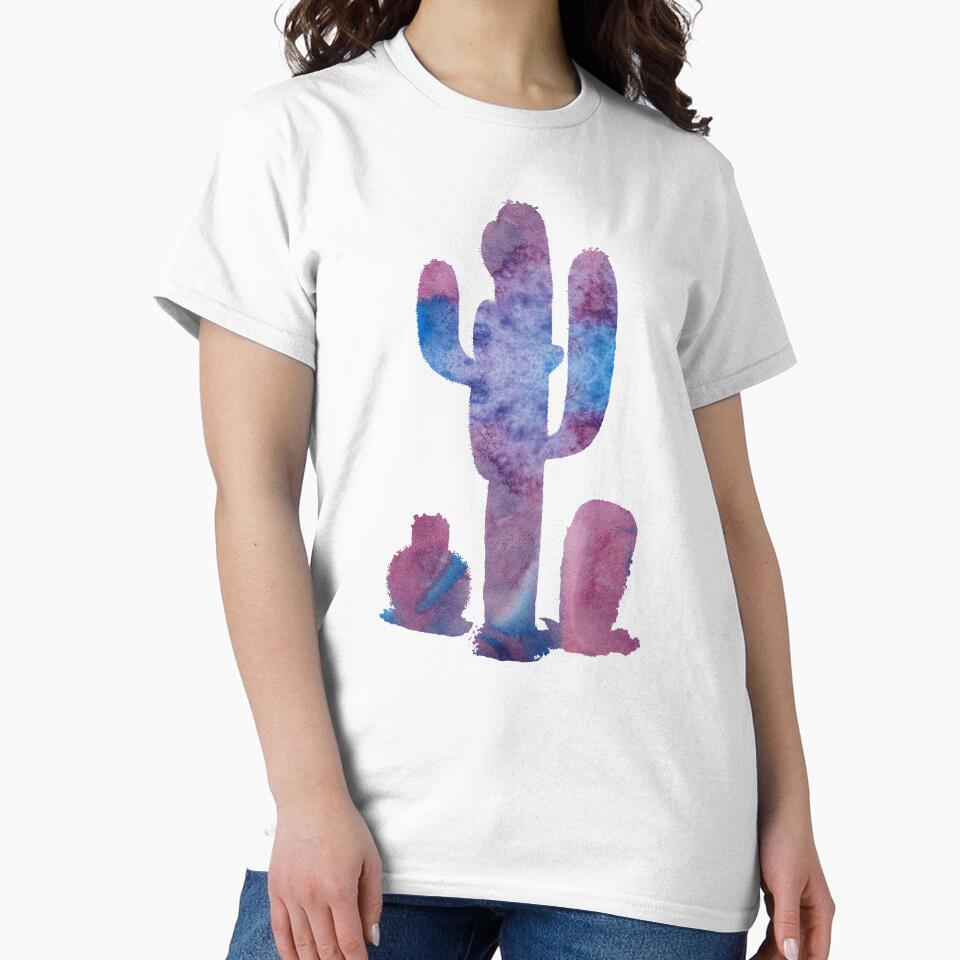 Cacti art watercolor by TheJollyMarten