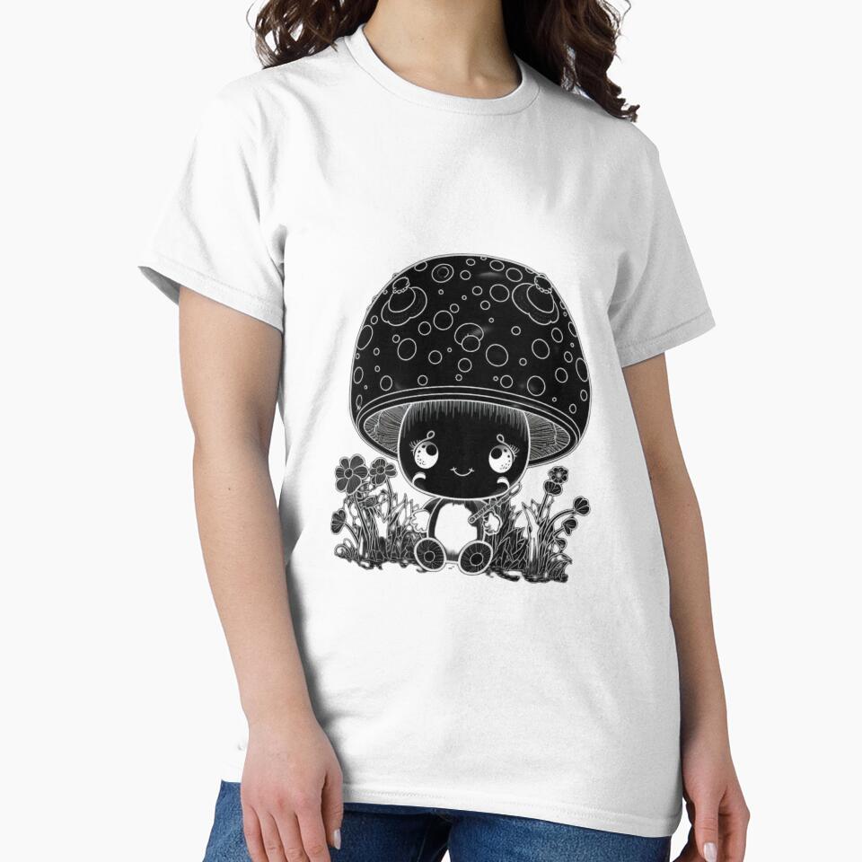 Cartoon mushroom by taoufik ighzer