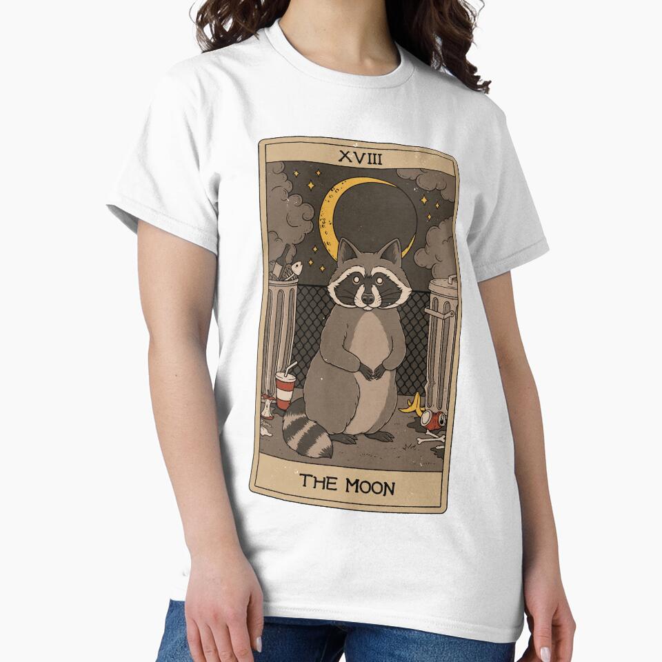 The Moon - Raccoons Tarot by Thiago Corrêa